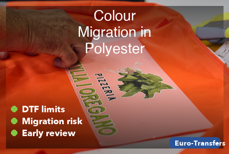 Colour Migration in Polyester Textiles: When DTF Is Not Enough