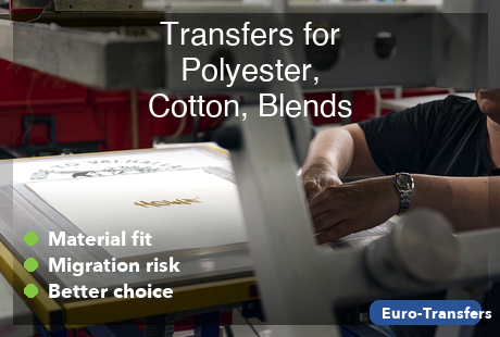 Transfer Printing for Polyester, Cotton and Blends: Practical Differences